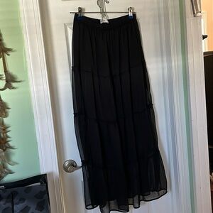 Holster Long Black Skirt